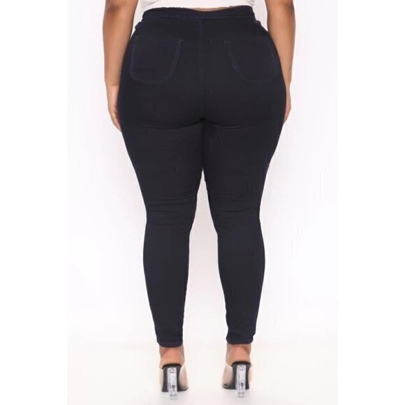Super High Waist Denim Skinnies - Indigo Size 15 RefFNB‎ - Picture 7 of 11